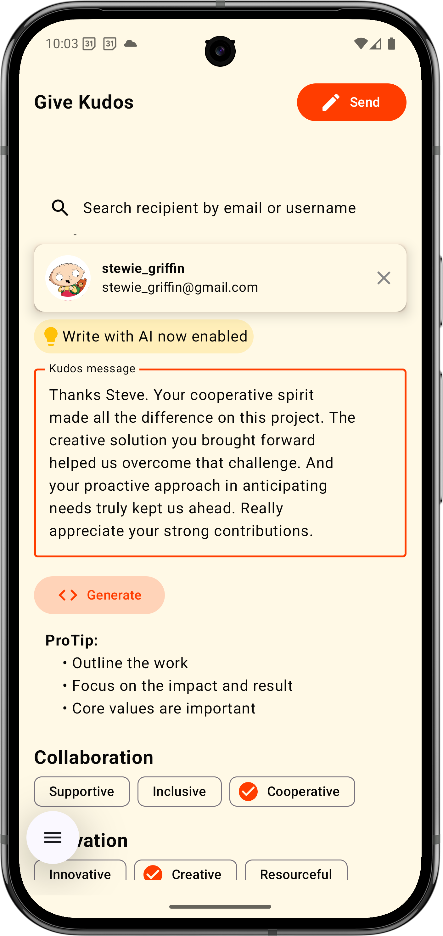 AI-Powered Messaging